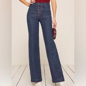 Reformation Sailor Wide Leg Jeans